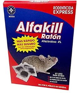 Raticida cebo alfa-kill raton